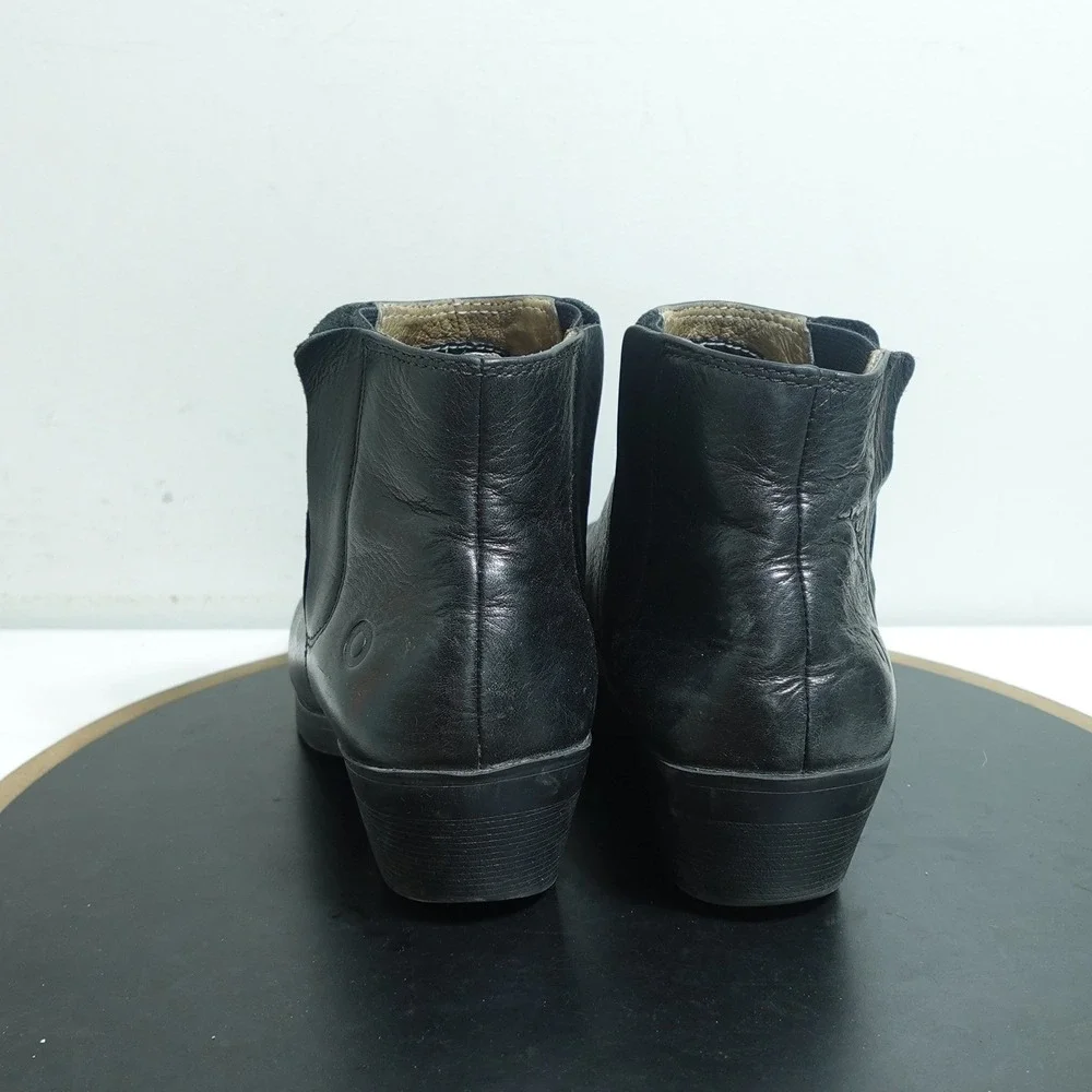 Bogs Gretchen Chelsea Boots Women US 7 Waterproof Black Leather Ankle‎